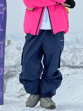 Pantalones de snowboard holgados de mezclilla con carga Rabbit Snow Prime para mujer
